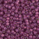 Miyuki seed beads 8/0 - Duracoat silver lined dyed peony pink 8-4247